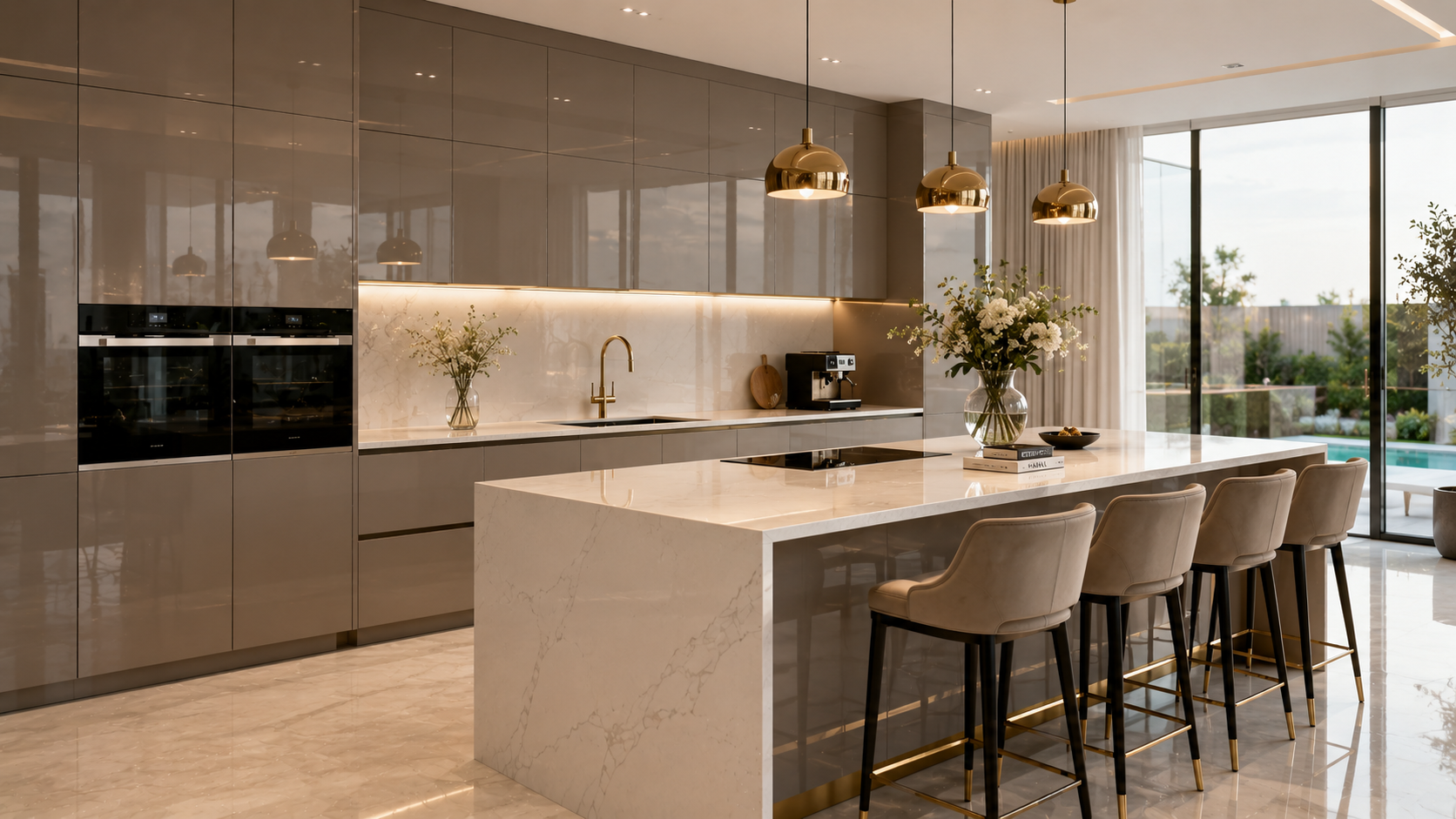 High Gloss Kitchen in Abu Dhabi - kitchen design variety 28