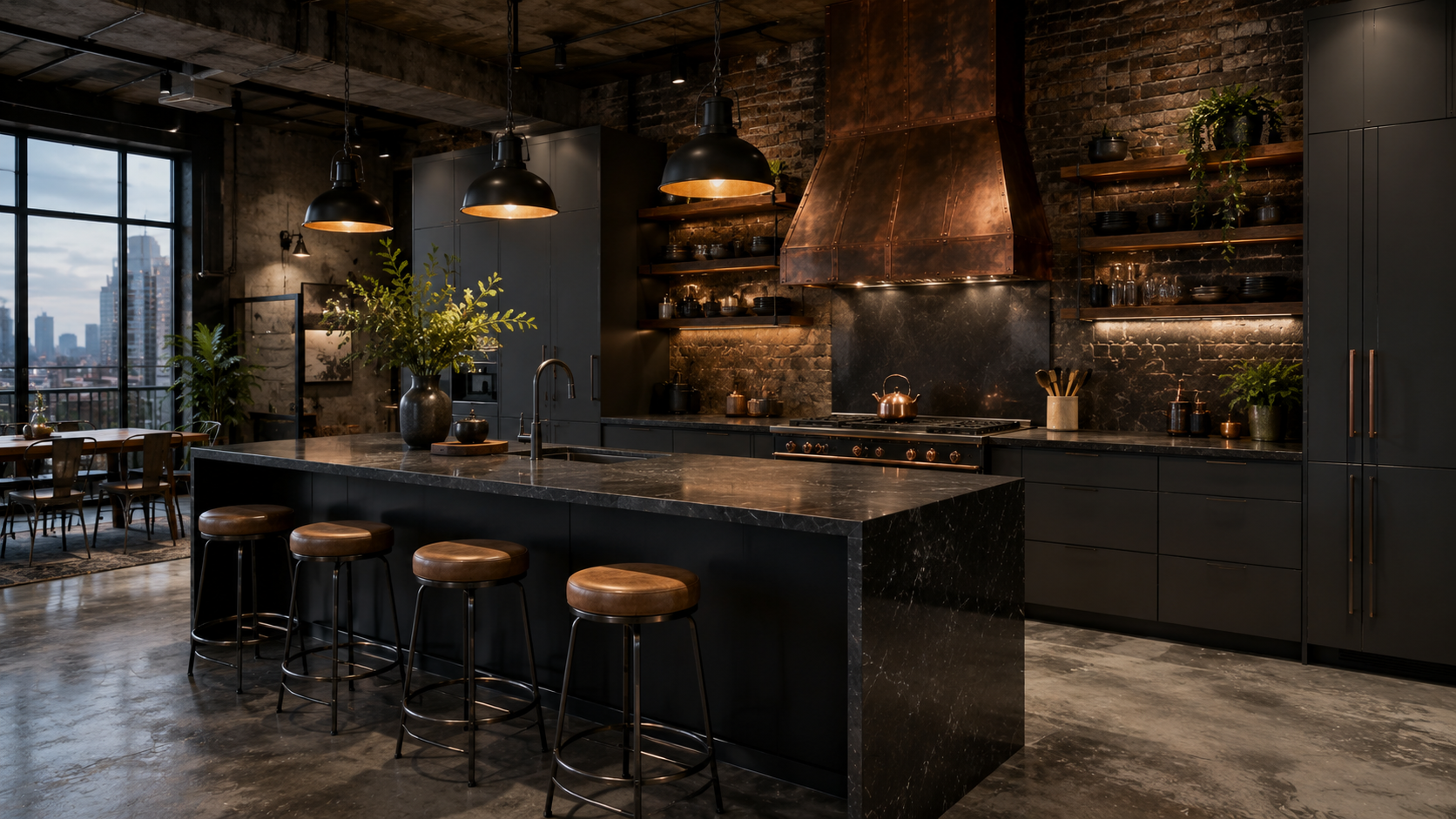 Industrial Modern Kitchen in Abu Dhabi - kitchen design variety 25