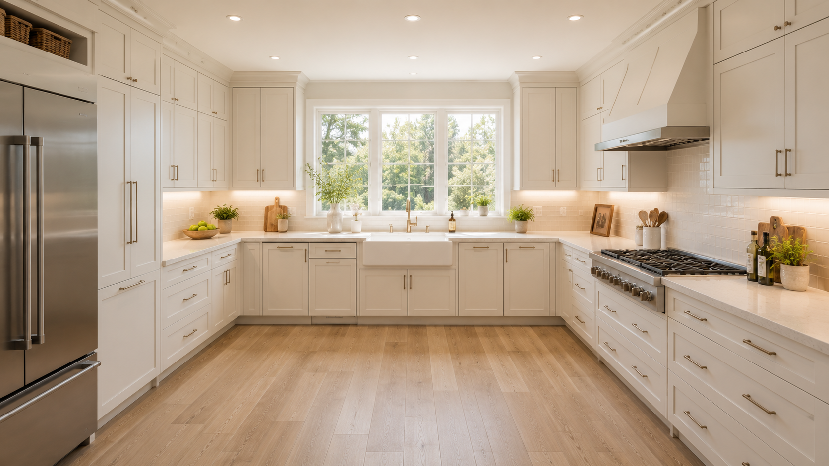 U-Shaped Family Kitchen in Abu Dhabi - kitchen design variety 7